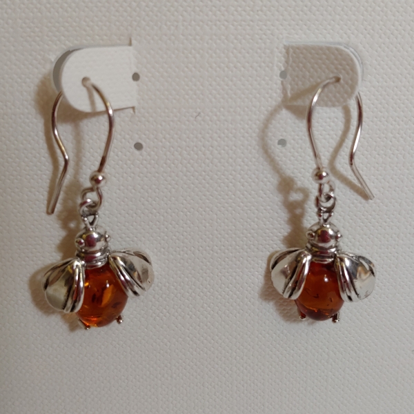 Click to view detail for HWG-150 Earrings, Honey Bees $39